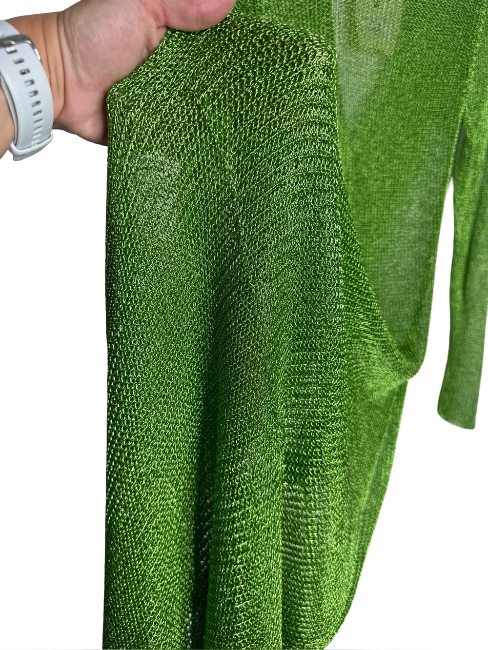 SEROYA | NWT Breanna Cardigan in Chartreuse S/M - Picture 7 of 10